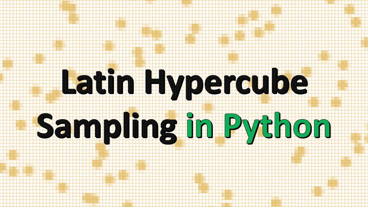 latin hypercube sampling simulation